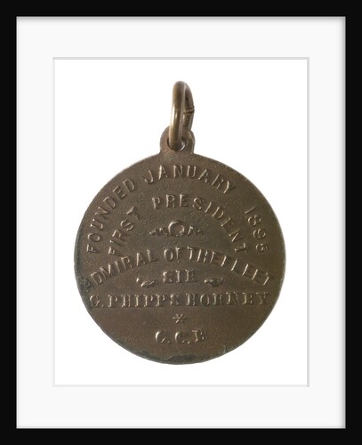 Badge of the The Navy League; reverse by unknown