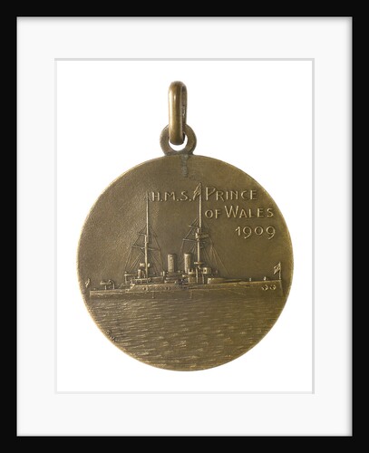 Medalet commemorating HMS 'Prince of Wales'; reverse by unknown