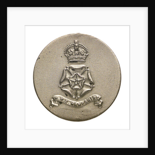 Medalet commemorating HMS 'Hampshire'; obverse by V. & S.