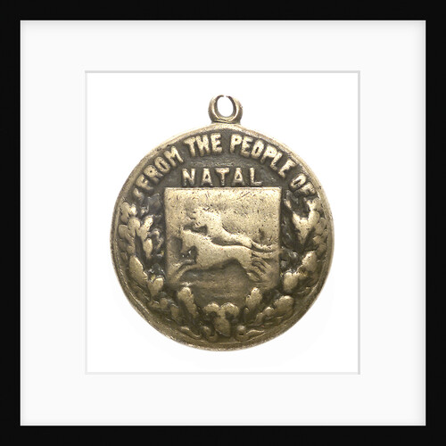 Medalet commemorating HMS 'Natal'; obverse by unknown