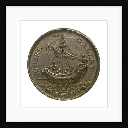 Medal commemorating the 'Ouzel Galley' Society; obverse by I. Parkes