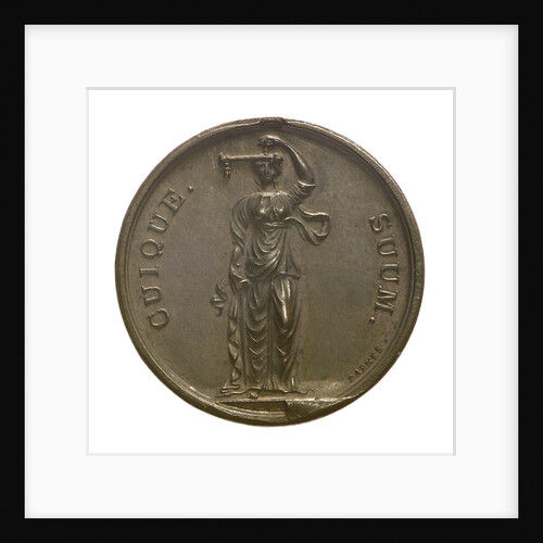 Medal commemorating the 'Ouzel Galley' Society; reverse by I. Parkes