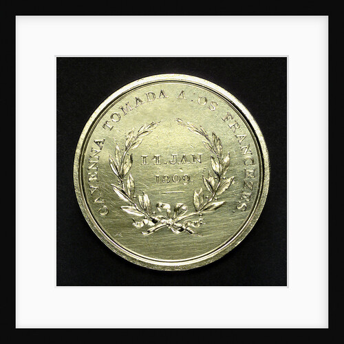 Medal commemorating the capture of Cayenne, 1809; reverse by G.F. Pidgeon