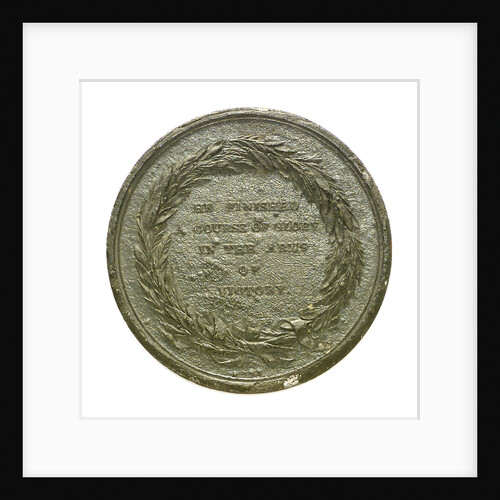 Medal commemorating the Nelson memorial, Birmingham; reverse by P. Wyon