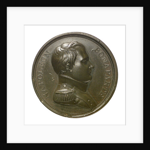 Medal commemorating the surrender of the Emperor Napoleon I, 1815; obverse by J. Mudie