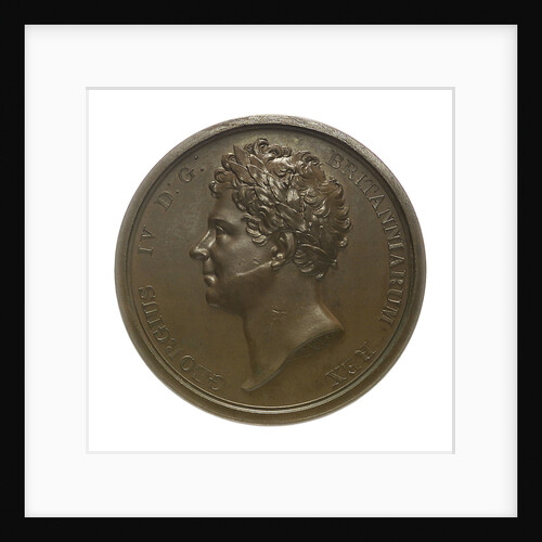 Medal commemorating the visit of King George IV to Southampton, 1823; obverse by W. Wyon