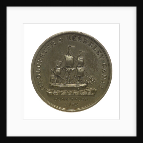 Medal commemorating the Gloucester and Berkeley Canal; obverse by T. Halliday