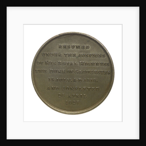 Medal commemorating the Gloucester and Berkeley Canal; reverse by T. Halliday