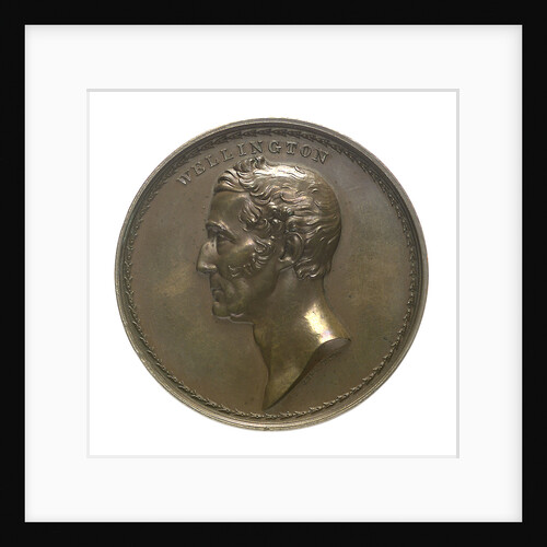Medal commemorating Arthur Wellesley, 1st Duke of Wellington (1769-1852) and the Cinque Ports banquet, 1839; obverse by B. Wyon