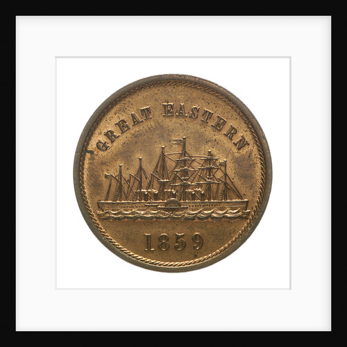 Medal commemorating the SS 'Great Eastern'; reverse by unknown