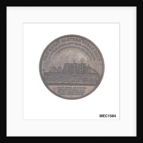 Medal commemorating the SS 'Great Eastern' by J. Moore