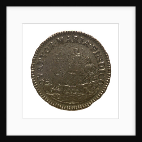 Coin pattern commemorating the dominion of the sea; reverse by unknown
