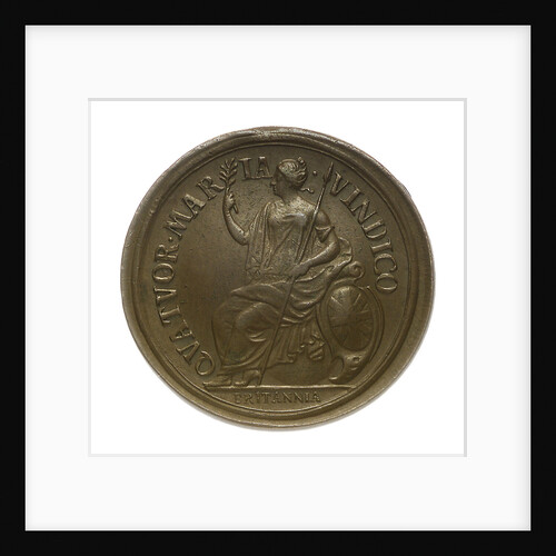 Coin commemorating the dominion of the sea; reverse by unknown