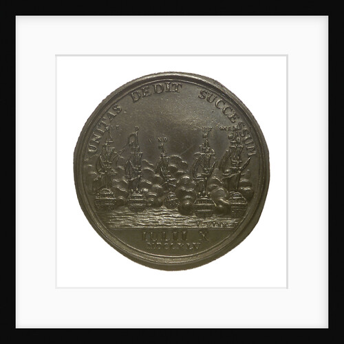 Medal commemorating the capture of French treasure ships, 1745; obverse by J. Kirk