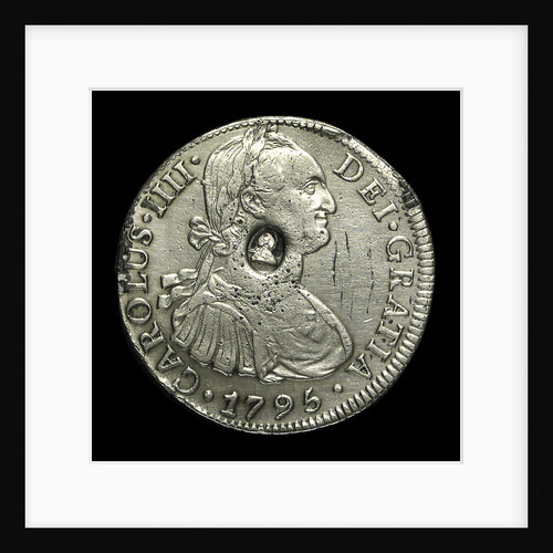 Eight reales; obverse by unknown