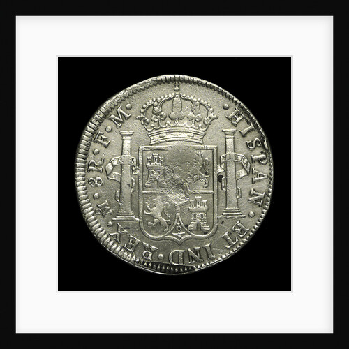 Eight reales; reverse by unknown