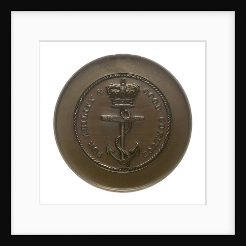 Trial piece, Naval Engineers medal; obverse by W. Wyon