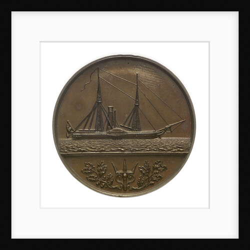 Trial piece, Naval Engineers medal; reverse by W. Wyon