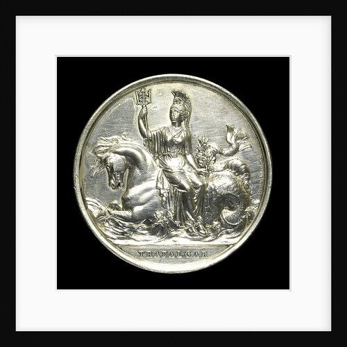 Medal commemorating the battle of Trafalgar, 1805; reverse by W. Wyon