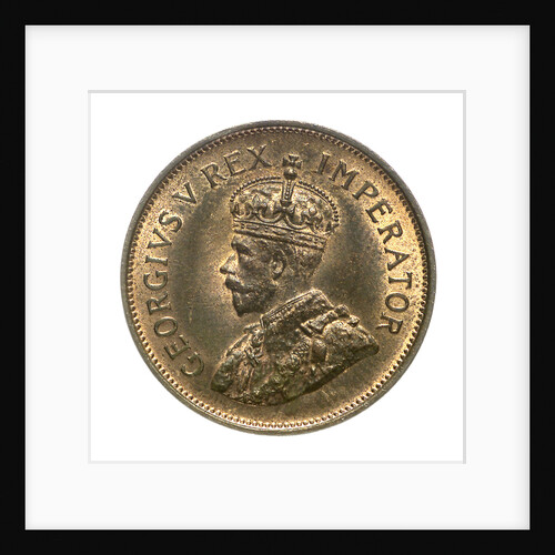 Halfpenny; obverse by unknown