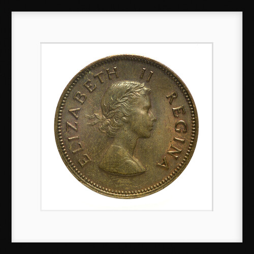 Halfpenny; obverse by unknown