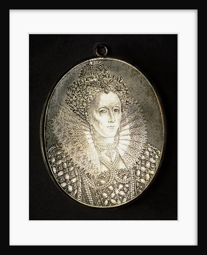 Counter commemorating Queen Elizabeth I; obverse by Simon van de Passe