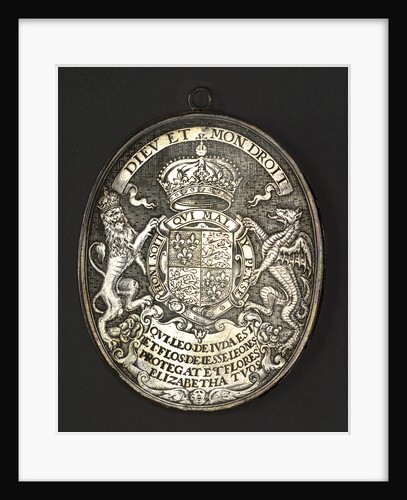 Counter commemorating Queen Elizabeth I; reverse by Simon van de Passe