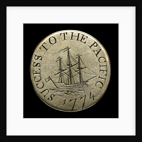 Engraved commemorative coin; obverse by Unknown