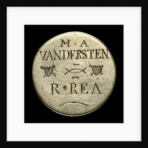 Engraved commemorative coin; reverse by unknown