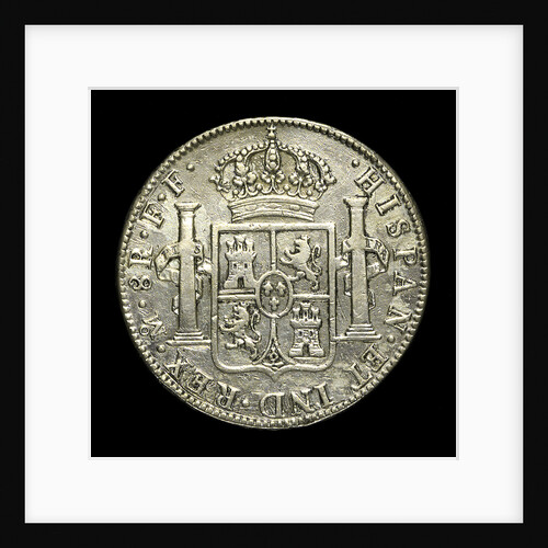 Eight reales; reverse by unknown