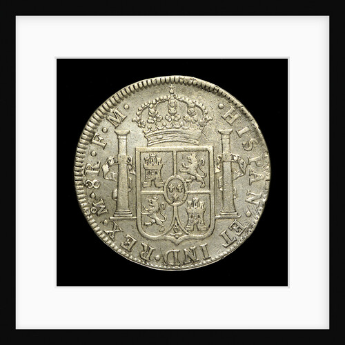 Eight reales; reverse by unknown