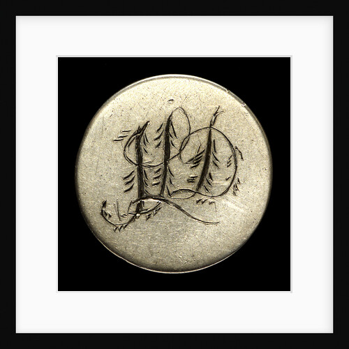 Engraved commemorative coin; obverse by unknown