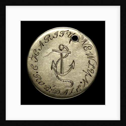 Engraved commemorative coin; reverse by unknown