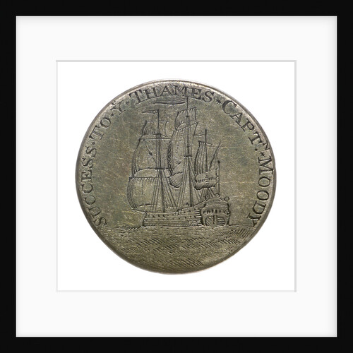 Engraved commemorative coin; obverse by unknown