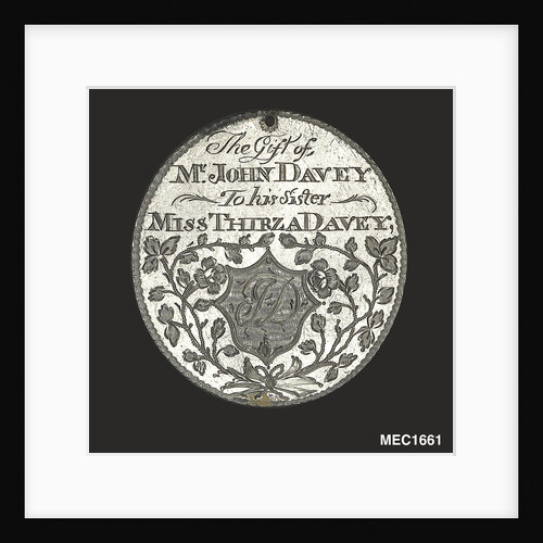 Engraved commemorative coin by unknown