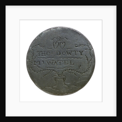 Halfpenny; reverse by unknown