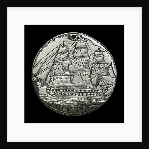 Engraved commemorative coin; obverse by Unknown