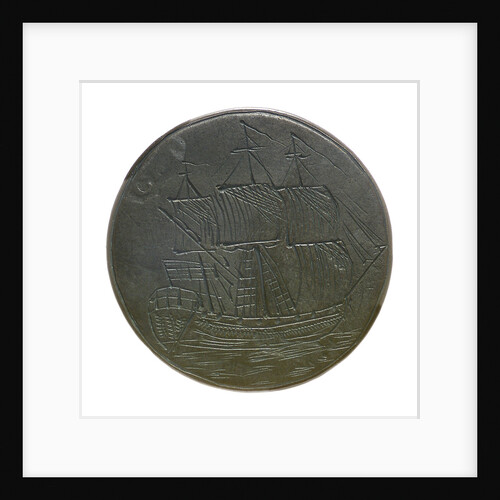 Halfpenny; obverse by Unknown