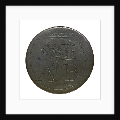 Halfpenny; reverse by unknown