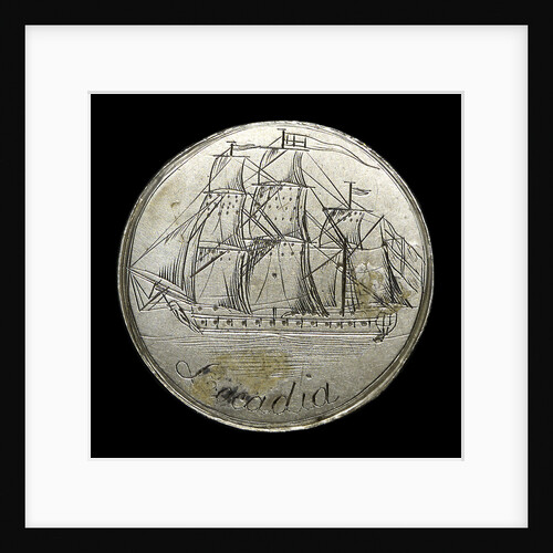 Engraved commemorative coin; obverse by unknown