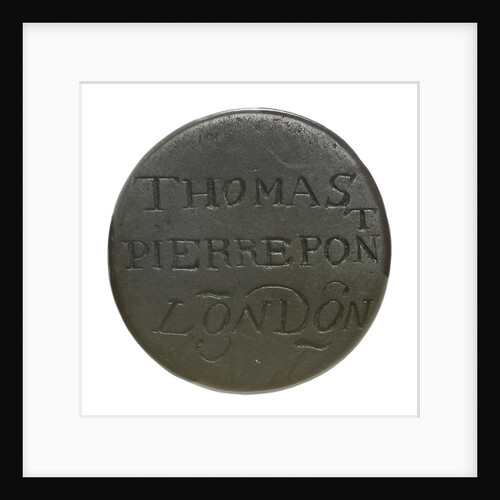 Halfpenny; reverse by unknown