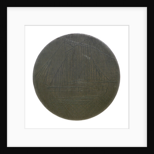 Engraved commemorative coin; obverse by unknown