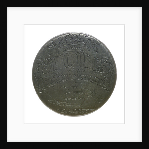 Engraved commemorative coin; reverse by unknown