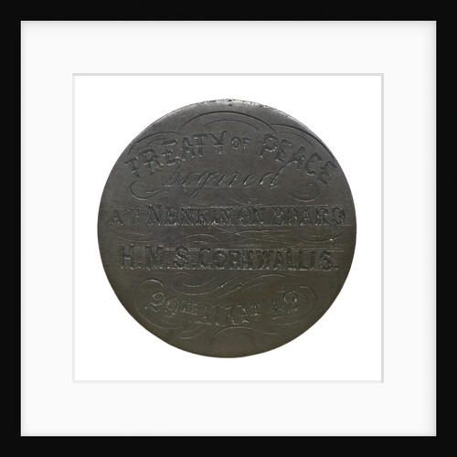 Peace signed before Nankin; obverse by unknown