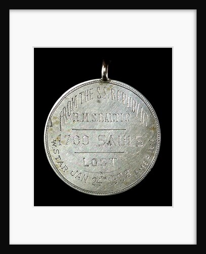 Rescue of passengers and crew of SS 'Republic'; reverse by unknown