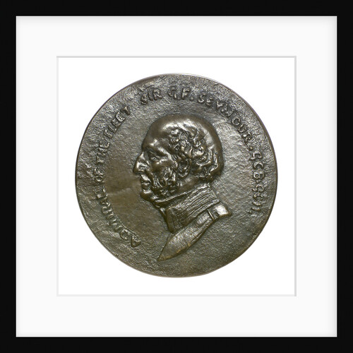 Medal commemorating the Admiral of the Fleet, Sir George Seymour (1787-1870); obverse by Feodora Gleichen