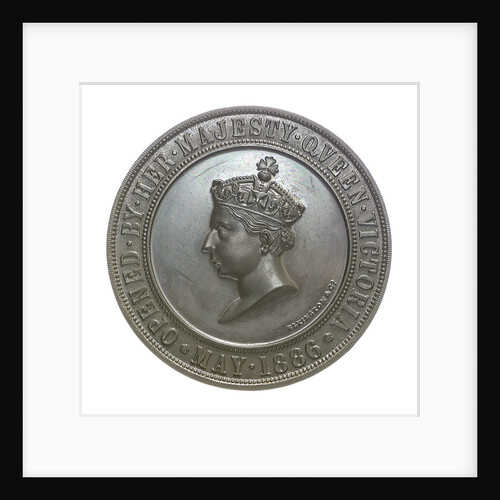 Medal commemorating the International Exhibition of Navigation, Travelling, Commerce and Manufactures, 1886; obverse by Elkington & Co. Ltd.