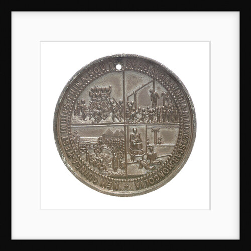 Medal commemorating the centenary of the London Missionary Society; obverse by unknown