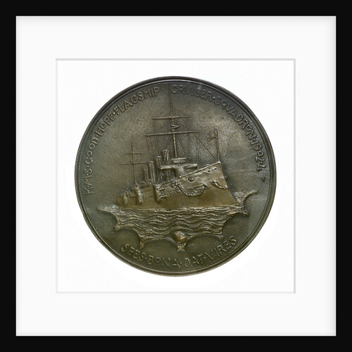 Medal commemorating the Vice Admiral Sir Wilmot H. Fawkes; reverse by T. Spicer Simson
