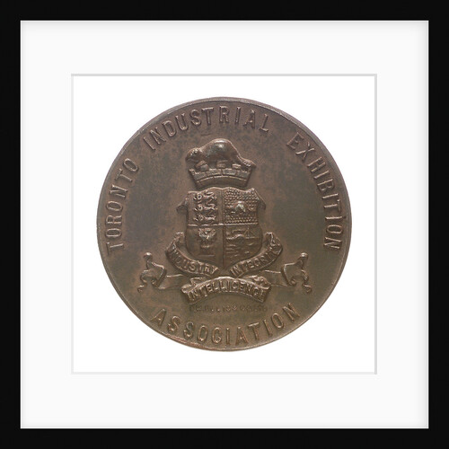 Medal commemorating the Royal Canadian Navy and Toronto Industrial Exhibition Association; reverse by P.W. Ellis & Co.